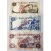 BOTSWANA 1979 . ONE 1 - TWENTY 20 PULA BANKNOTES . SPECIMEN 